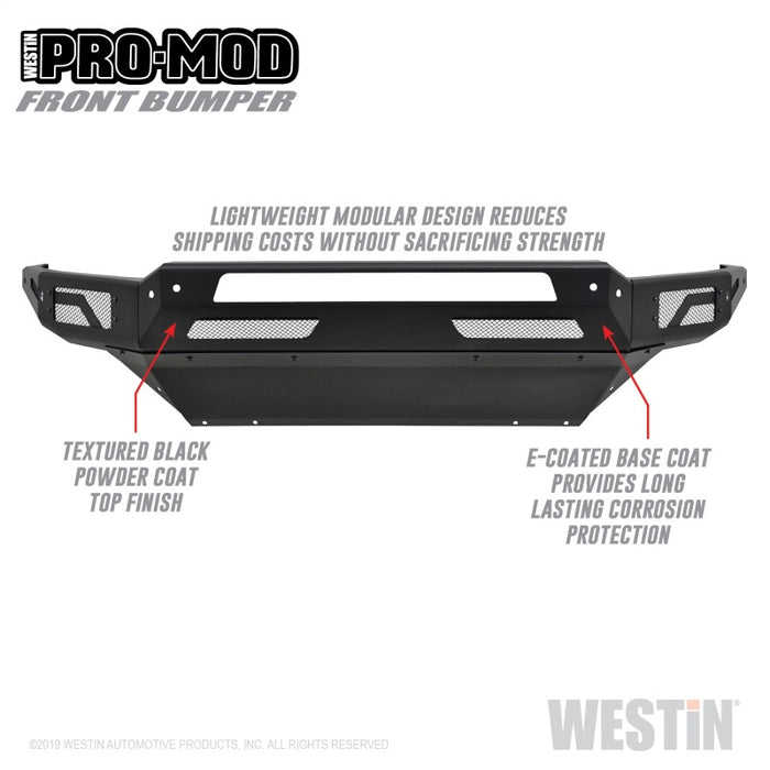 Westin 13-18 Dodge Ram 1500 / 2019 Ram 1500 Classic Pro-Mod Front Bumper Westin