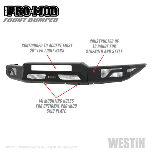 Westin 15-20 Chevrolet Colorado Pro-Mod Front Bumper Westin