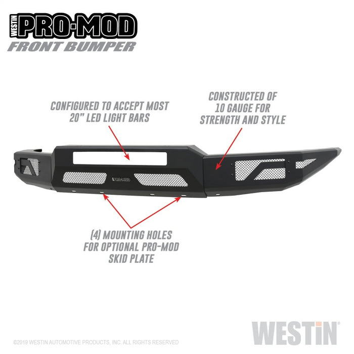 Westin 15-20 Chevrolet Colorado Pro-Mod Front Bumper Westin