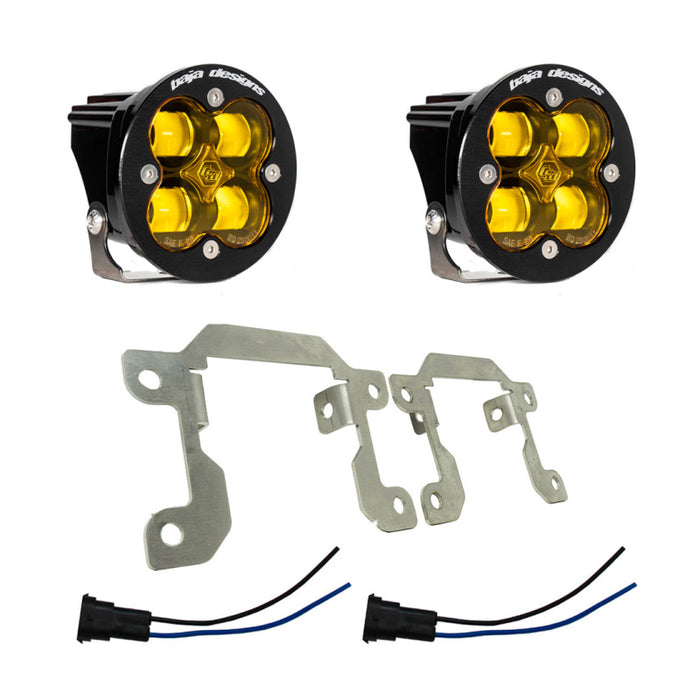 Baja Designs Ford/Subaru SAE Squadron Fog Light Pocket Kit - Amber Baja Designs