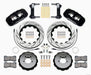 Wilwood AERO6 Front Hat Kit 14.00 Drilled 1999-2012 Subaru WRX w/Lines