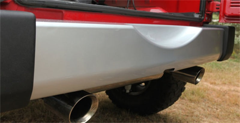 Omix Rear Bumper Applique Silver 07-18 Jeep Wrangler OMIX