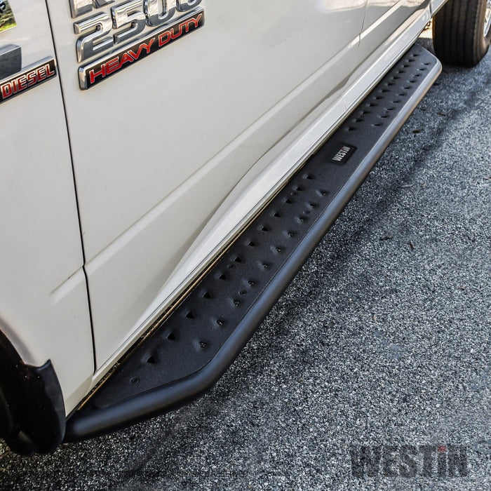 Westin 09-18 Dodge RAM 1500 Crew Cab Outlaw Nerf Step Bars Westin