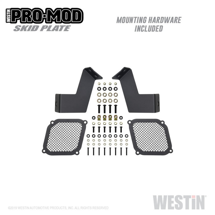 Westin 11-16 Ford F-250/350/450/550 Pro-Mod Skid Plate - Tex. Blk Westin