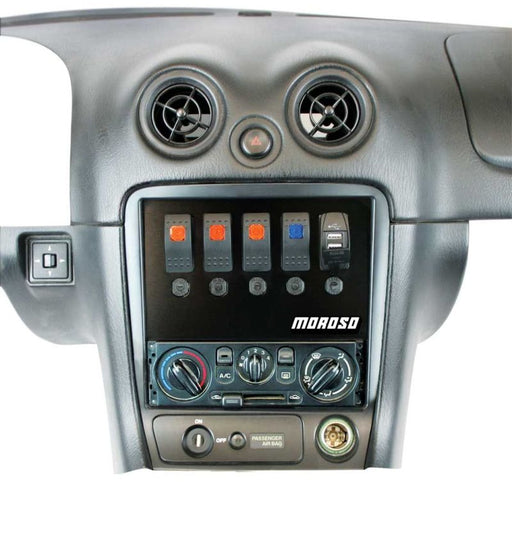 Moroso 99-04 Mazda Miata NB Radio Pocket Block Off Plate With Switches Moroso