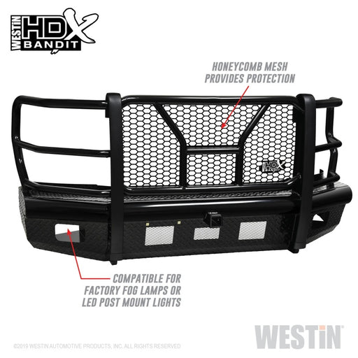Westin/HDX Bandit 17-19 Ford F-250 / F-350 Front Bumper - Textured Black Westin