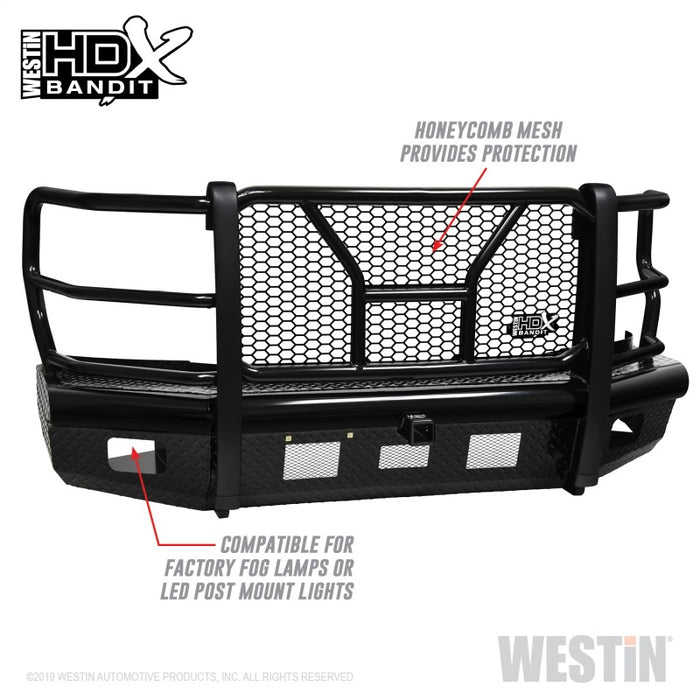 Westin/HDX Bandit 17-19 Ford F-250 / F-350 Front Bumper - Textured Black Westin