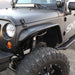 Westin/Snyper 07-17 Jeep Wrangler Tube Fenders - Front - Textured Black Westin