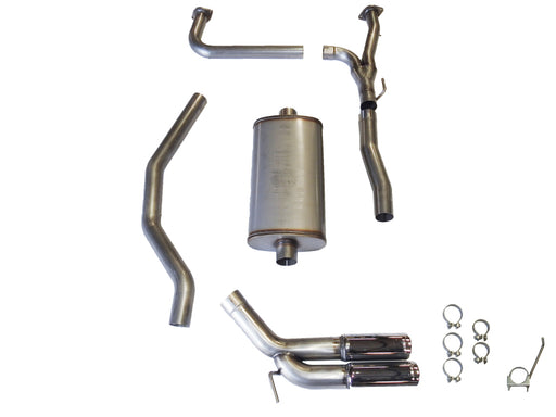 JBA 04-20 Nissan Titan 5.6L 304SS Pass Side Dual Exit Cat-Back Exhaust JBA
