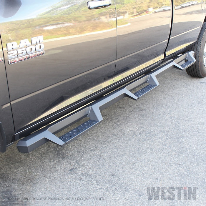 Westin 10-18 RAM 2500/3500 CC 8ft Bed Excl. Dually HDX Drop W2W Nerf Step Bars - Tex. Blk Westin