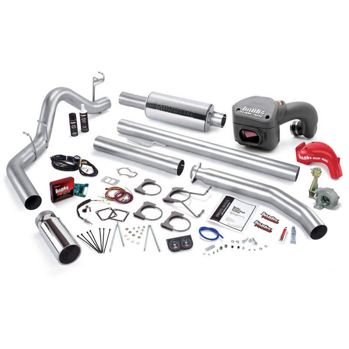 Banks Power 02 Dodge 5.9L 245Hp Std Cab PowerPack System - SS Single Exhaust w/ Chrome Tip Banks Power
