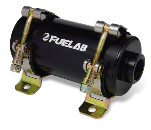 Fuelab Prodigy Reduced Size Carb In-Line Fuel Pump w/Internal Bypass - 800 HP - Black Fuelab