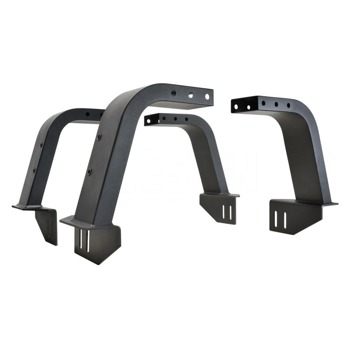 Westin 05-21 Toyota Tacoma Overland Cargo Rack Base - Textured Black Westin