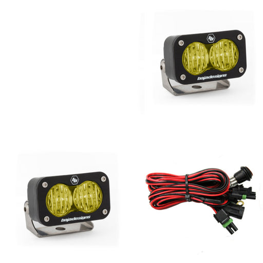 Baja Designs S2 Sport Wide Cornering Pattern Pair LED Work Light - Amber Baja Designs