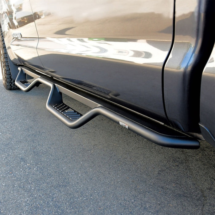 Westin 07-21 Toyota Tundra CrewMax Outlaw Drop Nerf Step Bars - Black Westin
