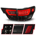 ANZO 11-13 Jeep Grand Cherokee LED Taillights w/ Lightbar Black Housing/Smoke Lens 4pcs ANZO