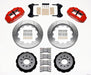Wilwood Narrow Superlite 6R Front Hat Kit 14.00in Red 98-02 Camaro/Firebird