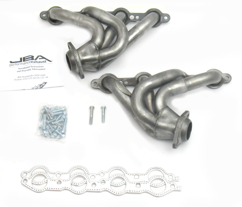 JBA 04-06 Pontiac GTO 5.7/6.0L LS 1-5/8in Primary Raw 409SS Cat4Ward Header JBA