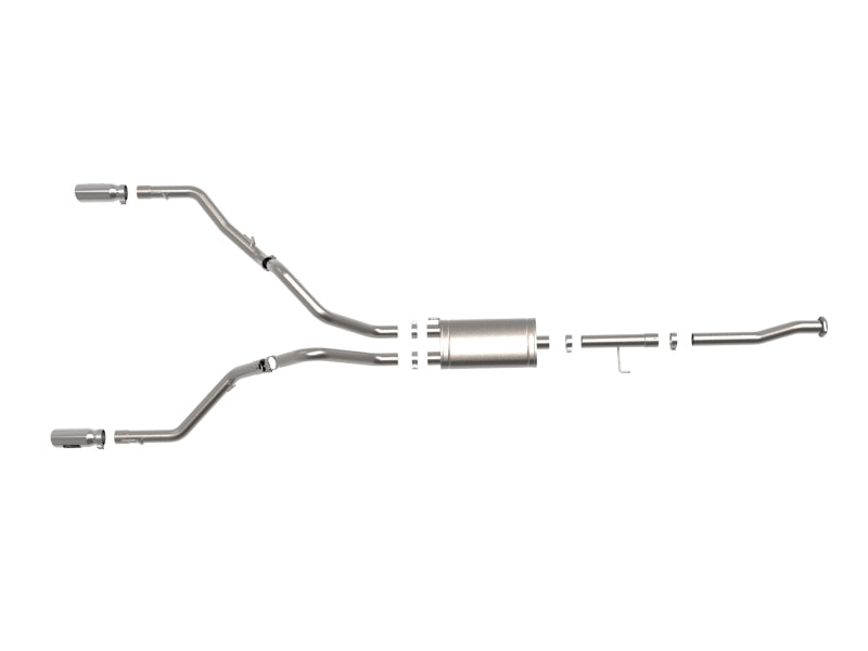 aFe Vulcan Series 3in 304SS Cat-Back w/ Polished Tips 15-20 Ford F-150 V6 2.7L/35L(tt) / V8 5.0L aFe