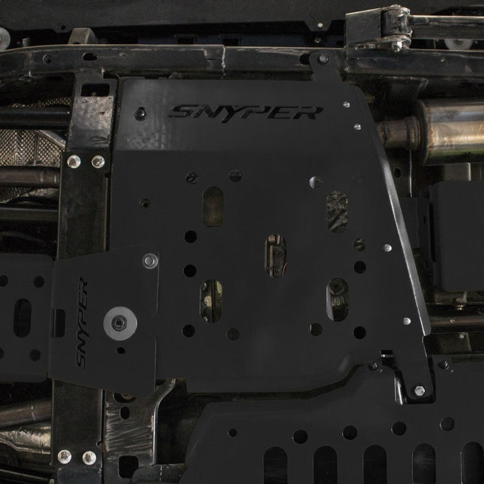 Westin/Snyper 07-17 Jeep Wrangler Transfer Case Skid Plate - Textured Black Westin