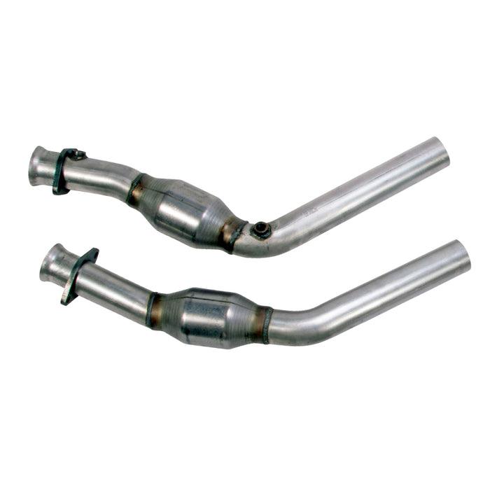 BBK 11-14 Mustang 3.7 V6 High Flow X Pipe With Catalytic Converters - 2-1/2 BBK