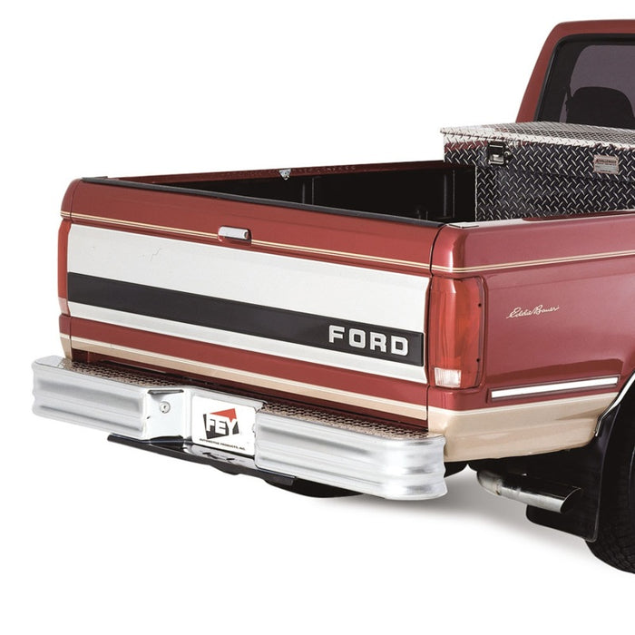 Westin/Fey 67-96 F-Series Style Side / 97-98 F-250/350 HD Diamondstep Universal Bumper - Chrome Westin