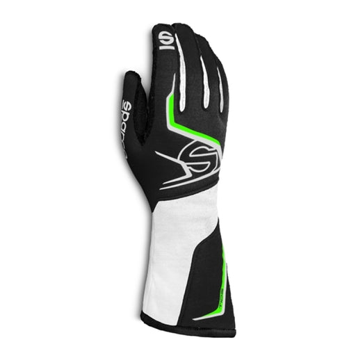 Sparco Gloves Tide K 08 BLK/WHT/GRN SPARCO