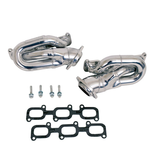 BBK 11-15 Ford Mustang 3.7L Shorty Tuned Length Headers - 1-5/8 Silver Ceramic (CARB EO 11-14 Only) BBK