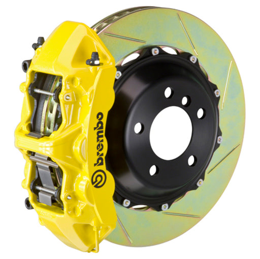Brembo 03-08 SL500 Front GT BBK 6 Piston Cast 355x32 2pc Rotor Slotted Type1-Yellow Brembo