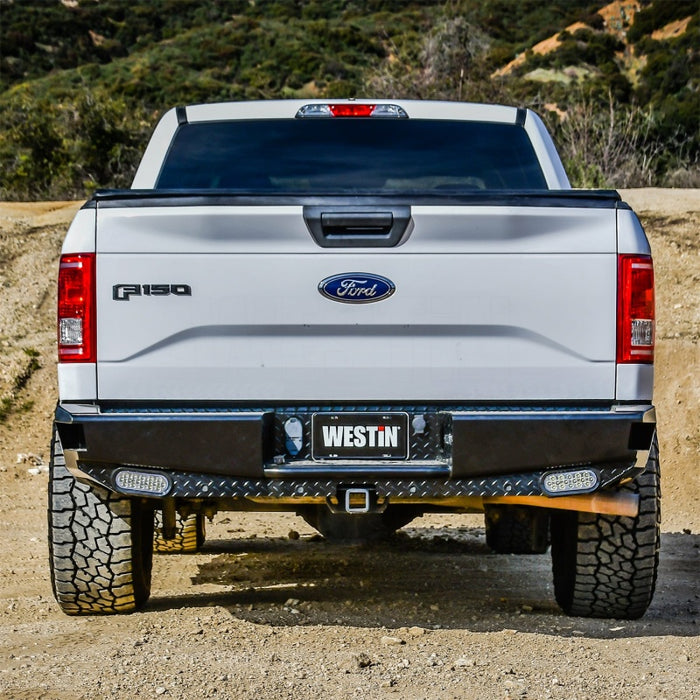Westin 15-20 Ford F-150 HDX Bandit Rear Bumper - Black Westin