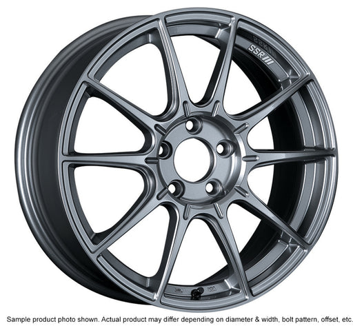 SSR GTX01 17x7 5x100 50mm Offset Dark Silver Wheel SSR