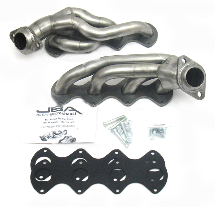 JBA 04-10 Ford F-Series 5.4L 3V 1-5/8in Primary Raw 409SS Cat4Ward Header JBA