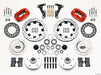 Wilwood Forged Dynalite Front Kit 11.75in Drilled Red 41-55 Cadillac