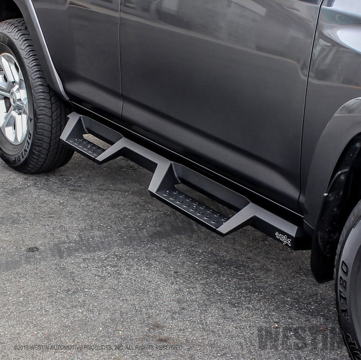 Westin/HDX 10-17 Toyota 4Runner Trail Edition Drop Nerf Step Bars - Textured Black Westin