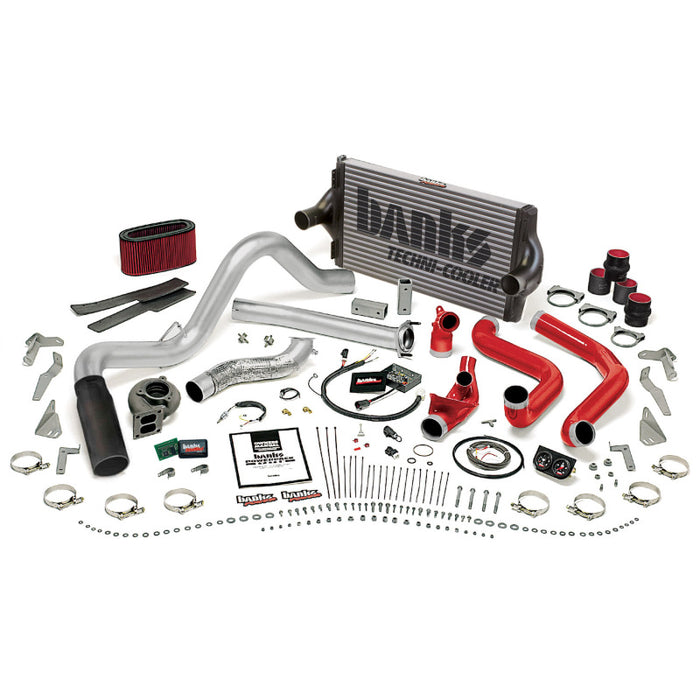 Banks Power 94-95.5 Ford 7.3L Auto PowerPack System - SS Single Exhaust w/ Black Tip Banks Power