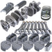 Eagle Chevrolet 350 Small Block 2pc Seal Street & Strip Rotating Assembly Kit 3.75in Stroke