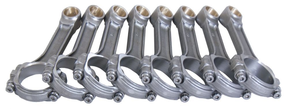 Eagle Chevrolet LS-Series I-Beam Connecting Rod 6.100in w/ 3/8in ARP 8740 (Set of 8)