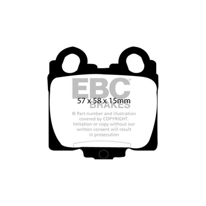 EBC 98-05 Lexus GS300 3.0 Yellowstuff Rear Brake Pads EBC