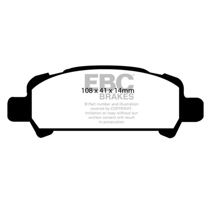 EBC 02-06 Subaru Baja 2.5 Yellowstuff Rear Brake Pads EBC