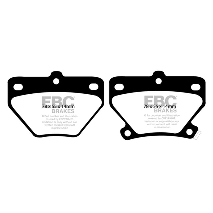 EBC 02-08 Pontiac Vibe 1.8 GT Yellowstuff Rear Brake Pads EBC