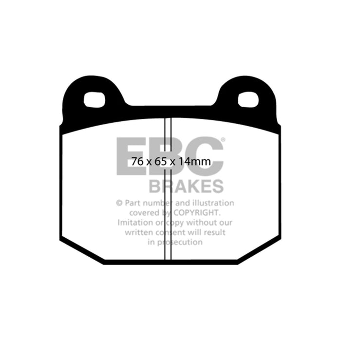 EBC 03-04 Infiniti G35 3.5 (Manual) (Brembo) Yellowstuff Rear Brake Pads EBC