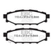 EBC 08-10 Subaru Impreza 2.5 Bluestuff Rear Brake Pads EBC