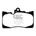 EBC 07-08 Lexus GS350 3.5 RWD Redstuff Front Brake Pads EBC