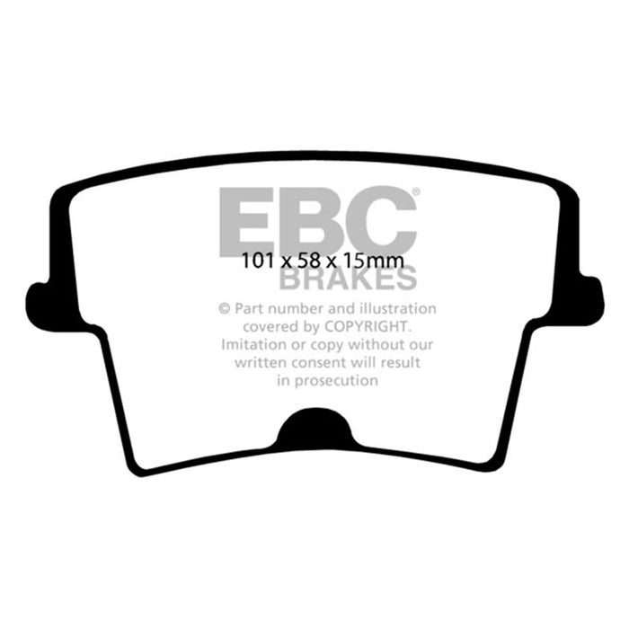 EBC 05-10 Chrysler 300C 5.7 Yellowstuff Rear Brake Pads EBC