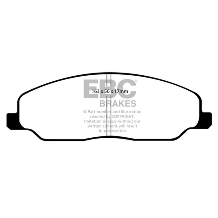 EBC 05-10 Ford Mustang 4.0 Bluestuff Front Brake Pads EBC