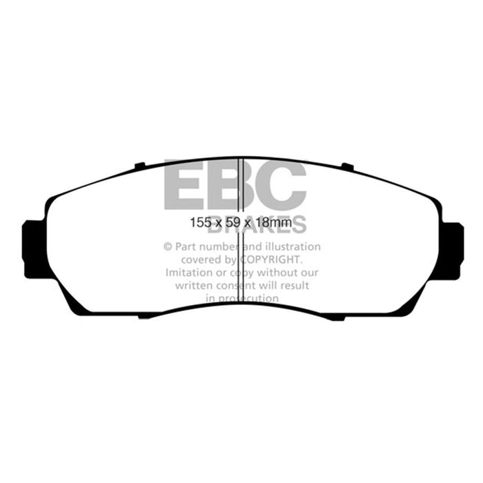 EBC 07-09 Acura RDX 2.3 Turbo Yellowstuff Front Brake Pads EBC