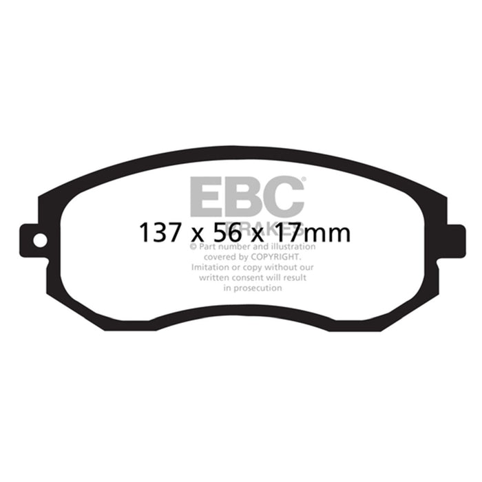 EBC 2012+ Subaru BRZ/FRS/86 2.0L Bluestuff Front Brake Pads EBC