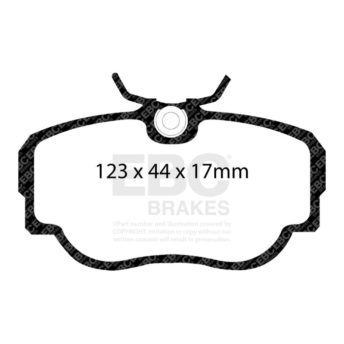 EBC 83-85 BMW 318 1.8 (E30) Yellowstuff Front Brake Pads EBC