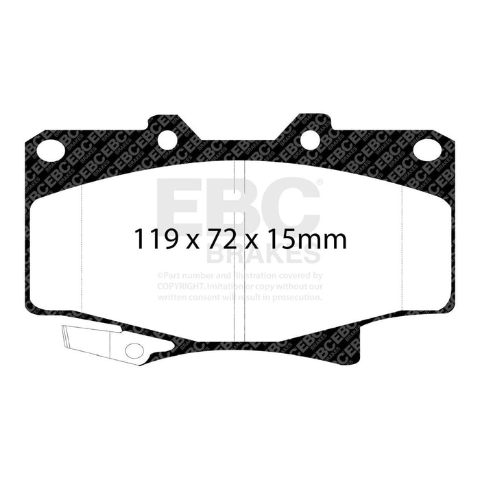 EBC 96-97 Lexus LX450 4.5 Yellowstuff Front Brake Pads EBC