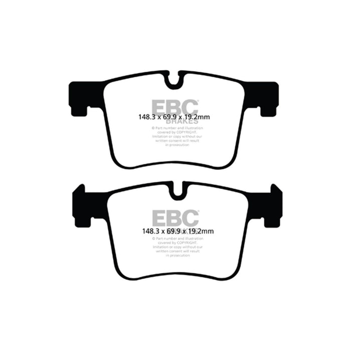 EBC 11+ BMW X3 2.0 Turbo (F25) Yellowstuff Front Brake Pads EBC